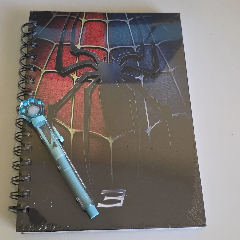 Spiderman Notebook Journal and Paw Eraser Pack